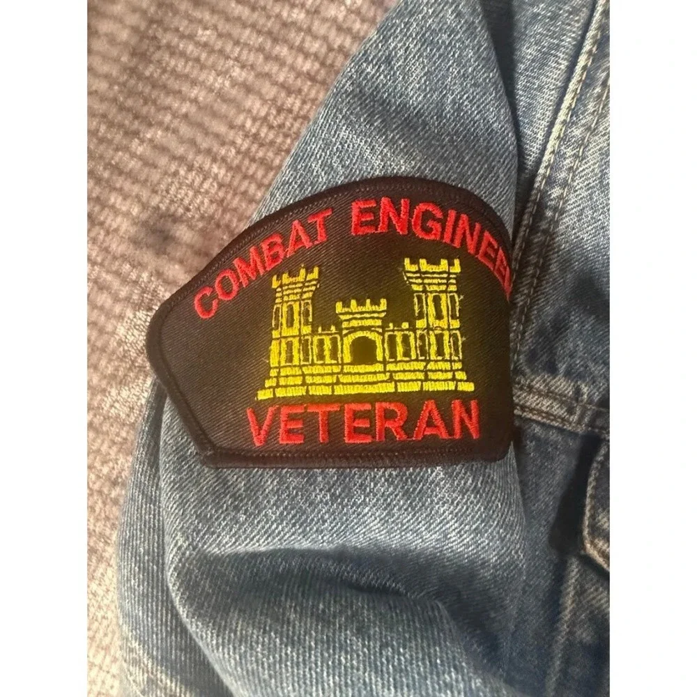 Levi Strauss Signature Denim Jacket M Blue Springfield Armory‎ Combat Engineer.